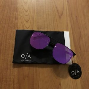Quay Australia Purple Private Eyes - Brand New